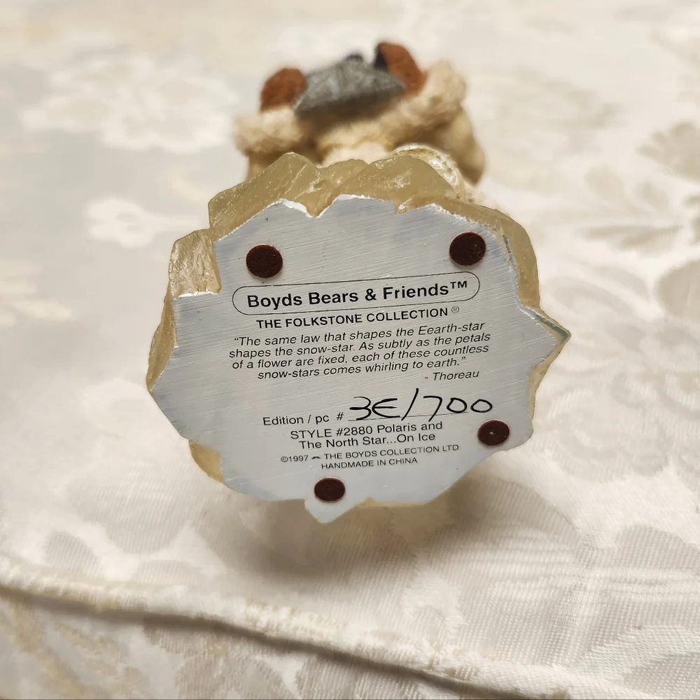 Boyds Bears Folkstone #2880 #2829 #2816 Winter Figurines Lot Of 3